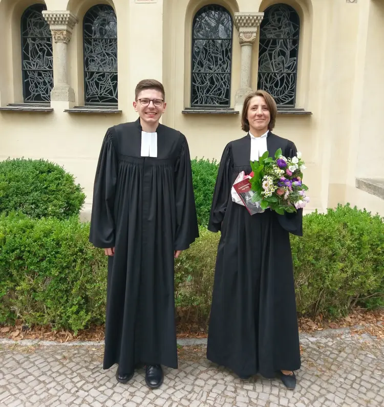 Foto Pfarrer Günter Hänsel und Pfarrerin Dr. Ellen Ueberschär 